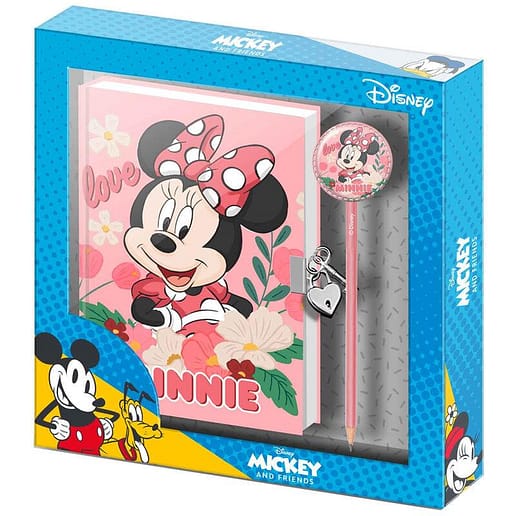 Disney Minnie Garden set dagbok + penna