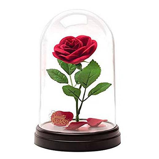Disney Beauty and the Beast Rose lampa