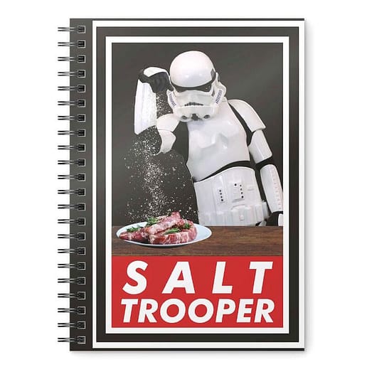 Original Stormtrooper Salt Trooper A5 notebook