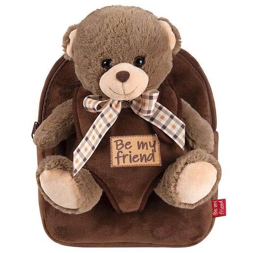 Bear Tommy ryggsäck with plush toy 26cm
