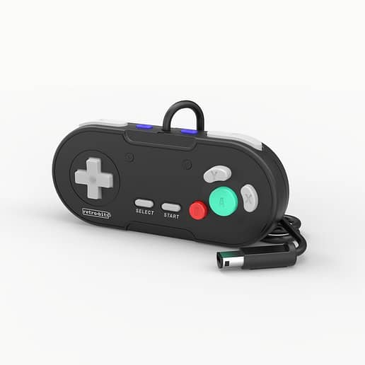 Retro-Bit Legacy Gamecube Wired Pad Black