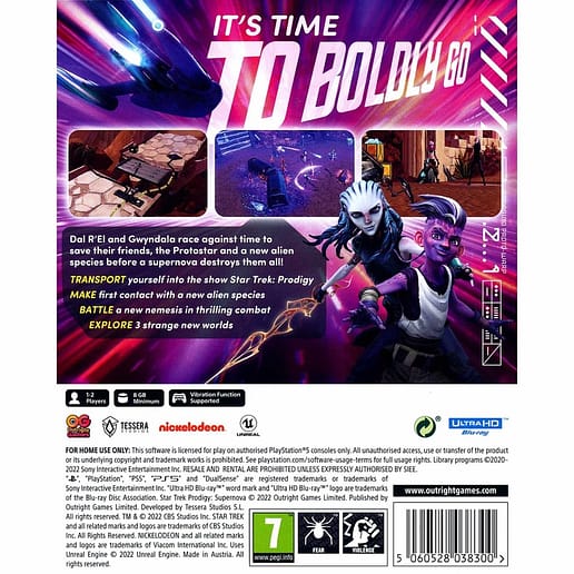 Star Trek Prodigy Supernova Playstation 5