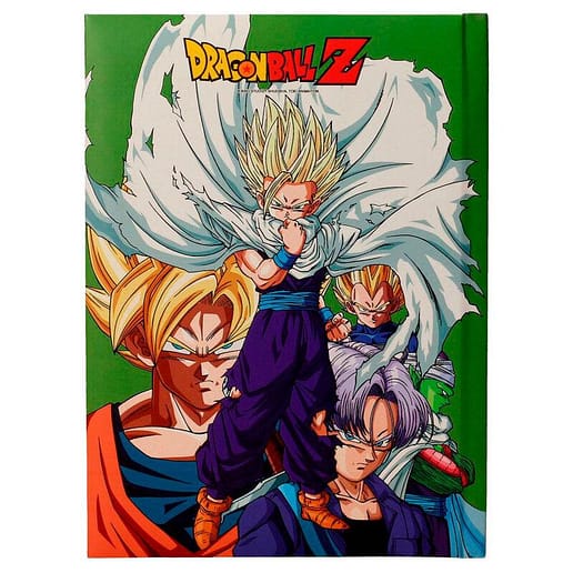 Dragon Ball Z Cell Final Battle notebook with lights