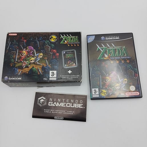 The Legend Of Zelda Four Swords Adventures Nintendo Gamecube Big Box