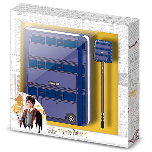 Harry Potter Knight Bus set dagbok + penna