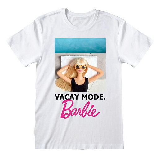 Barbie vacay mode t-shirt vuxen (Small)