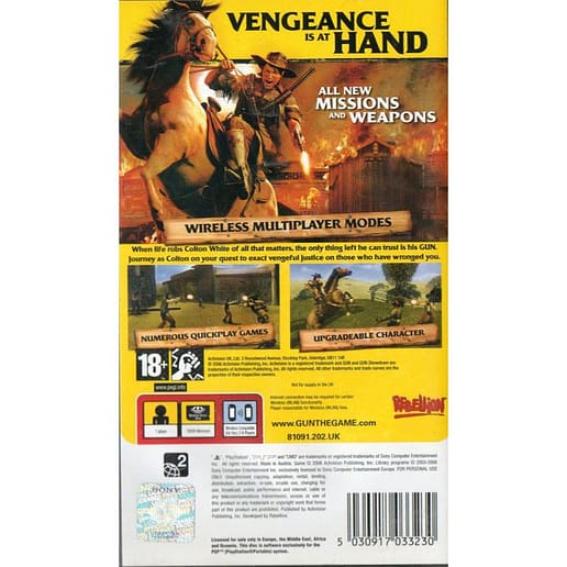 Gun Showdown Playstation Portable PSP (Begagnad)