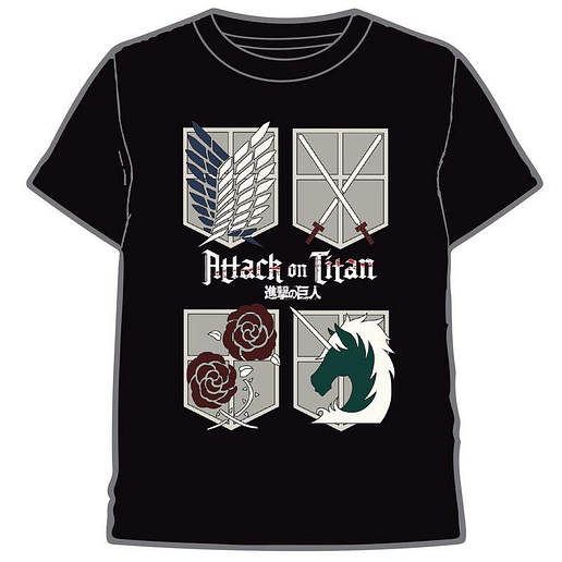 Attack on Titan Logos t-shirt vuxen (X-Large)
