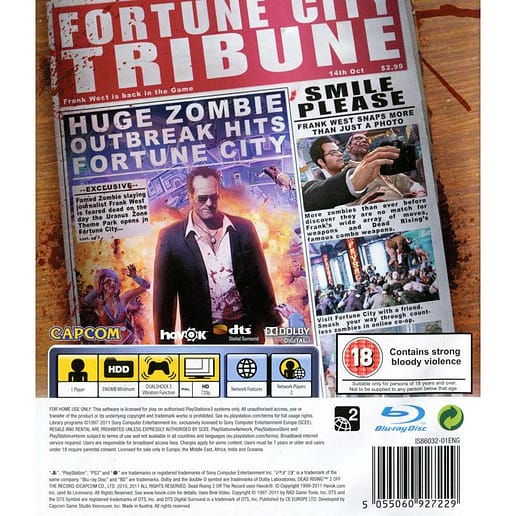 Dead Rising 2 Off the Record Playstation 3 PS3 Swedish (Begagnad)