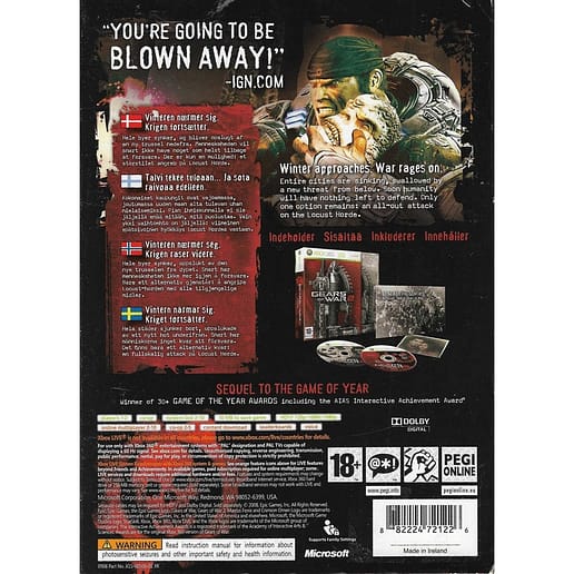 Gears Of War 2 Limited Edition Xbox 360 (Begagnad)