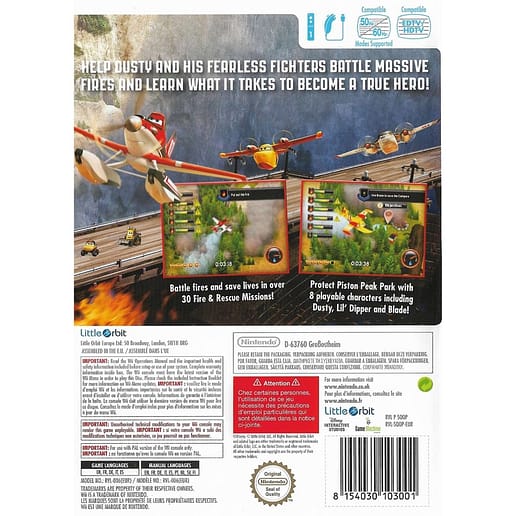 Planes Fire & Rescue Nintendo Wii Nintendo Wii (Begagnad)