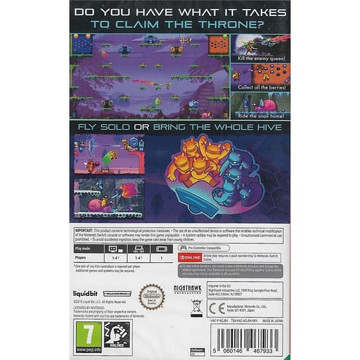 Killer Queen Black Nintendo Switch