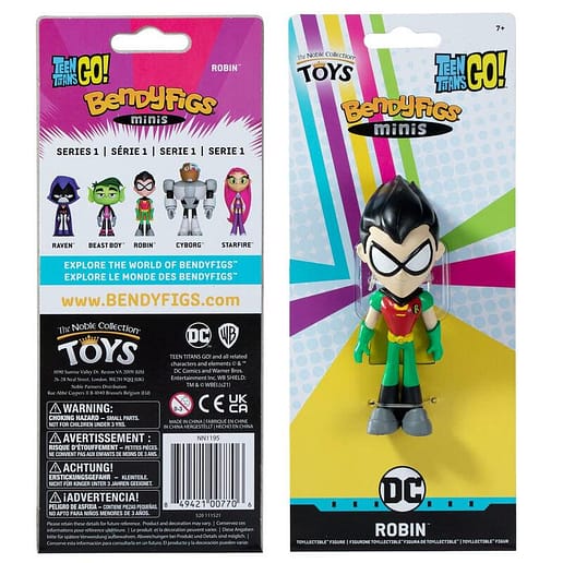 Teen Titans Go Robin Bendyfigs formbar figur 11cm