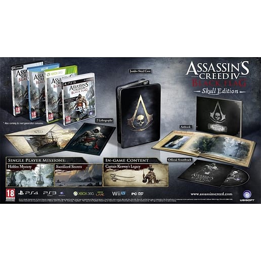Assassins Creed IV Black Flag Skull Edition Playstation 3 (Begagnad)
