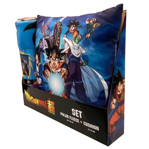 Dragon Ball Super polar blanket fleece filt + kudde set