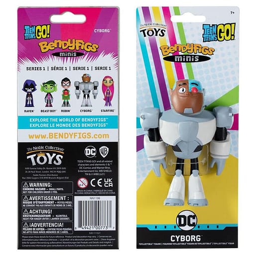 Teen Titans Go Cyborg Bendyfigs formbar figur 11cm
