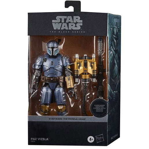 Star Wars The Black Series Paz Vizla Carbonized figur 15cm