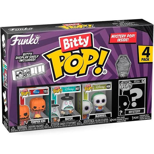 Bitty POP Disney Nightmare Before Christmas Pumpkin King Blister 4 figurer