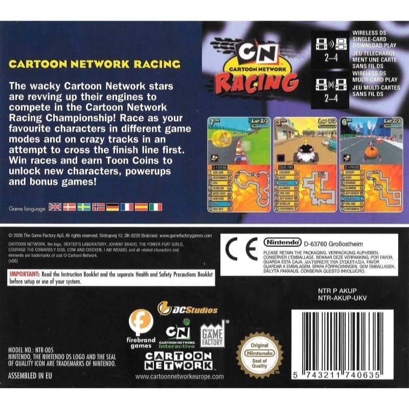 Cartoon Network Racing Nintendo DS (Begagnad) - RetroDungeon