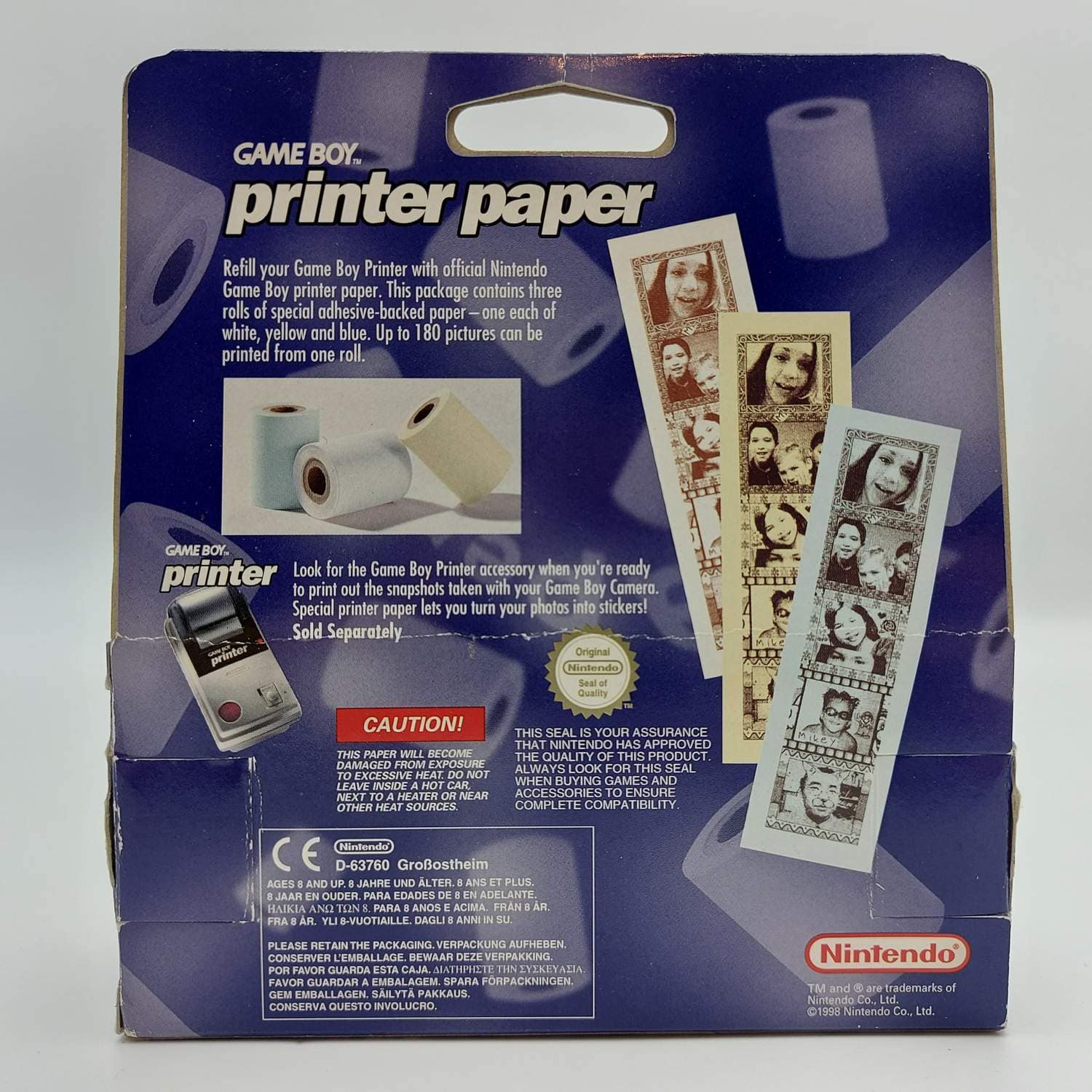 Gameboy Printer Paper Boxad RetroDungeon