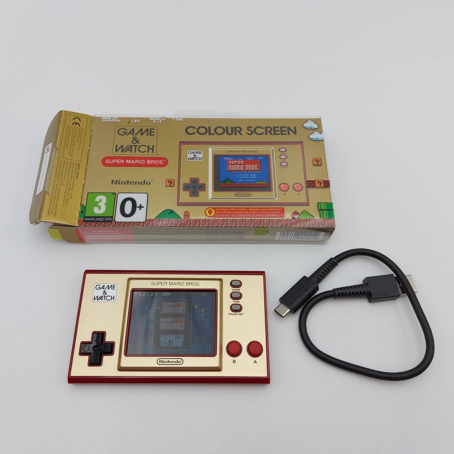 Nintendo Game Watch: Super Mario Bros Full-Color LCD Screen, 46% OFF