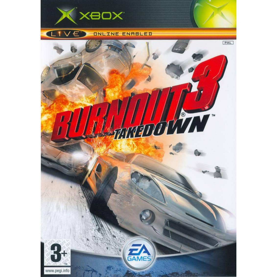 ~MANUAL ONLY~BIN372~~XBOX~ Burnout 3 Takedown