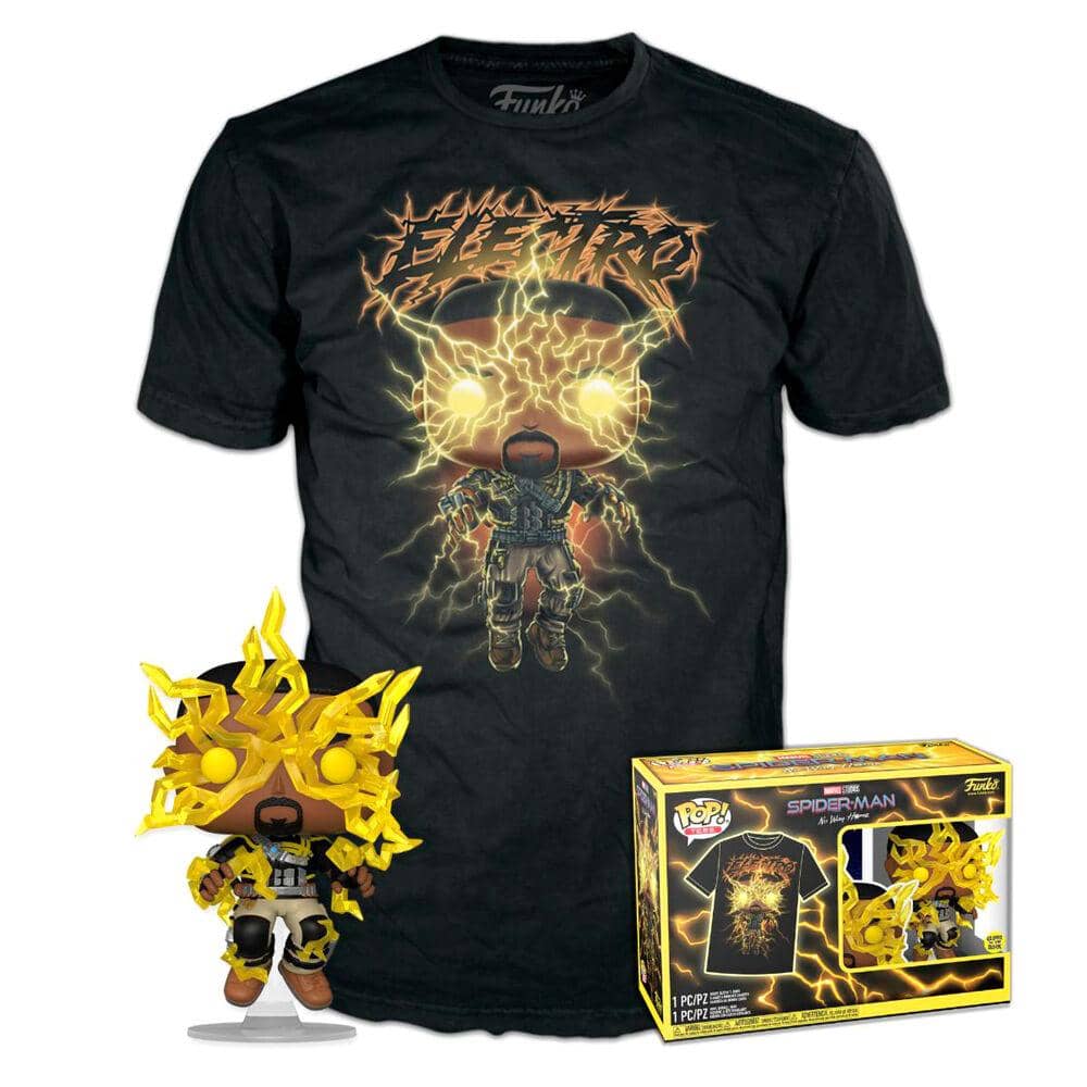 Set POP & Tee Marvel Spiderman No Way Home Electro (X-Large)