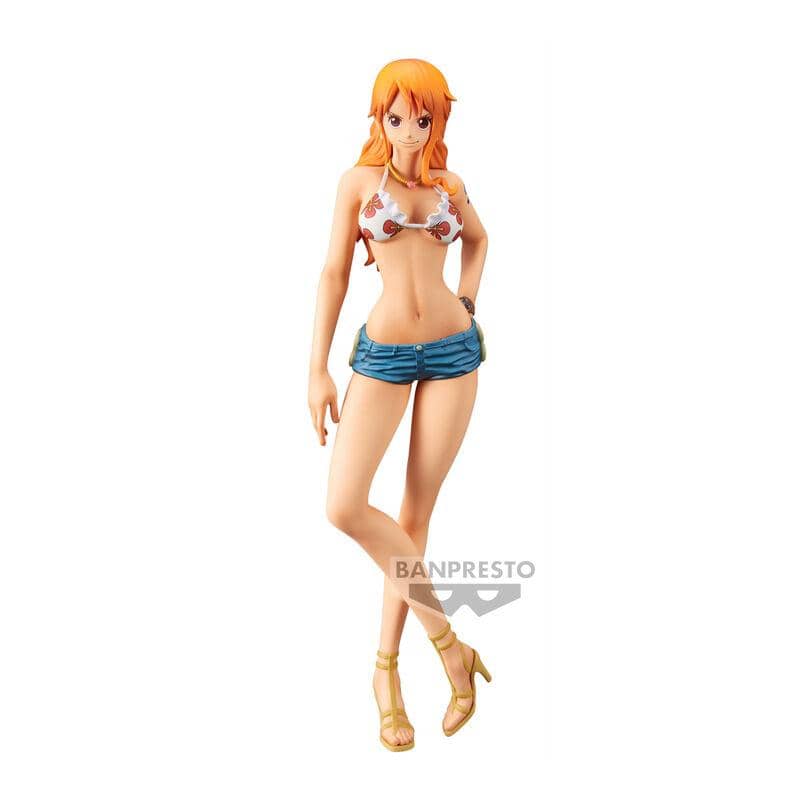 One Piece Nero Nami Grandista figur 28cm