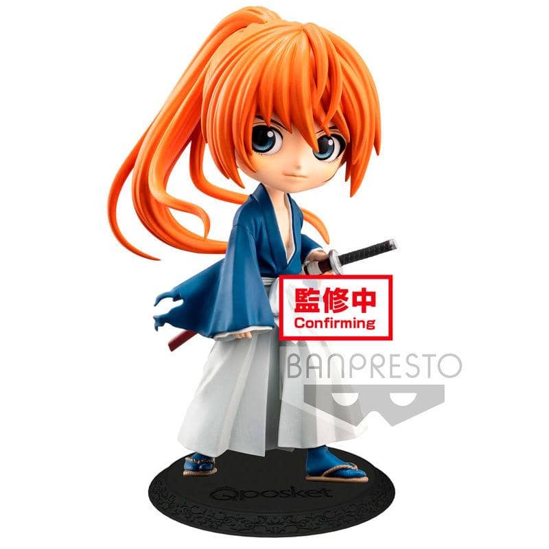 Rurouni Kenshin Meiji Swordsman Romantic Story Battousai Himura Q Posket A figur 14cm