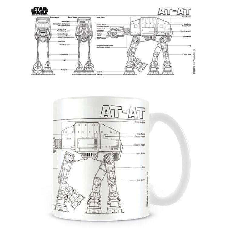 Star Wars AT-AT Sketch mugg 315ml