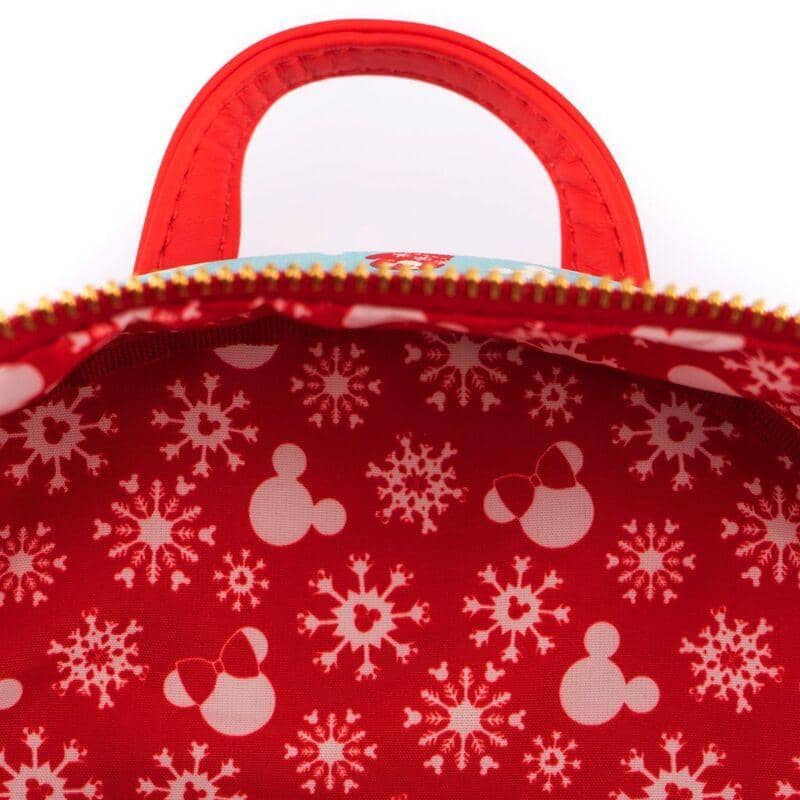 Loungefly Disney Snowman Mickey Minnie ryggsäck + headband set 26cm