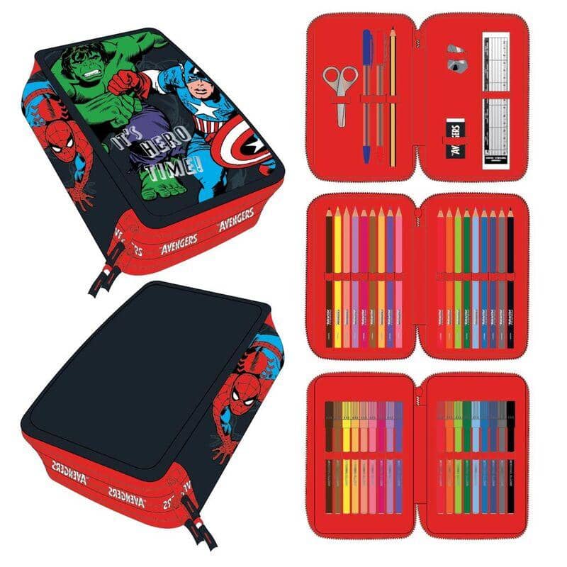 Marvel Avengers pennfodral trippel