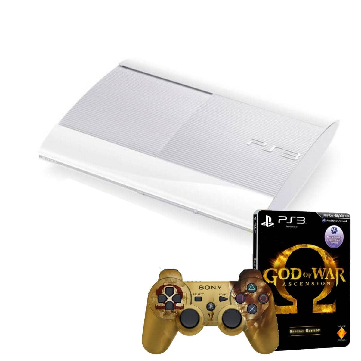 Playstation 3 Super Slim God of War Ascension Bundle 500GB (Begagnad)