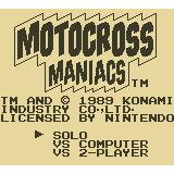 Motocross Maniacs Gameboy (Begagnad, Endast kassett)