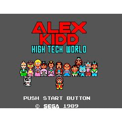 Alex Kidd High-Tech World Sega Master System (Begagnad, Endast kassett)