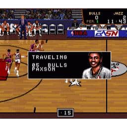 Bulls vs Blazers and the NBA Playoffs Super Nintendo (NTSC-U)