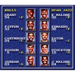 Bulls vs Blazers and the NBA Playoffs Super Nintendo (NTSC-U)