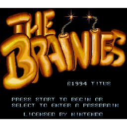 The Brainies Super Nintendo SNES (Begagnad, Endast kassett)
