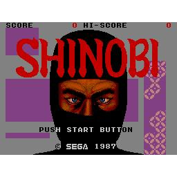 Shinobi Sega Master System