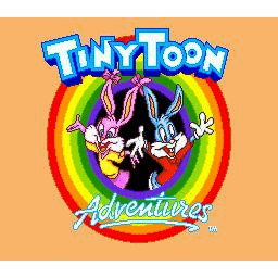 Tiny Toon Adventures Busters Hidden Treasure Sega Mega Drive (Begagnad, Endast kassett)