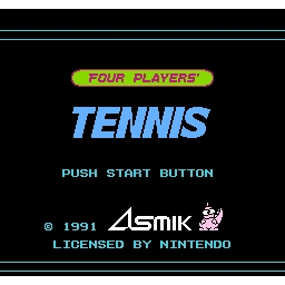 Four Players Tennis Nintendo NES ESP/DAS (Begagnad)