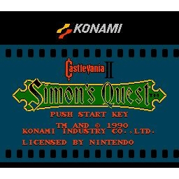 Castlevania II Simons Quest Nintendo NES SCN (Begagnad)