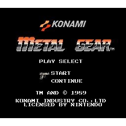 Metal Gear Nintendo NES SCN (Begagnad)