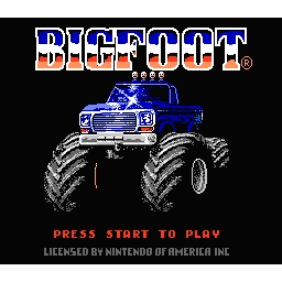 Bigfoot Nintendo NES SCN (Begagnad)