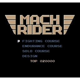 Mach Rider Nintendo NES (Begagnad)