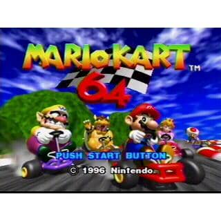 Mario Kart 64 Nintendo 64 (Begagnad, Endast kassett)