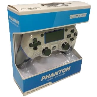 Teknogame Phantom PS4 Wired Controller White