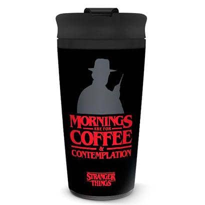 Stranger Things Coffe and Contemplation resemugg rostfritt stål 425ml