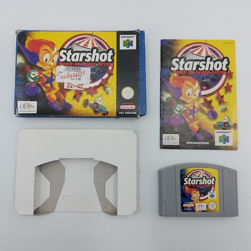Starshot Panik im Space Circus Nintendo 64