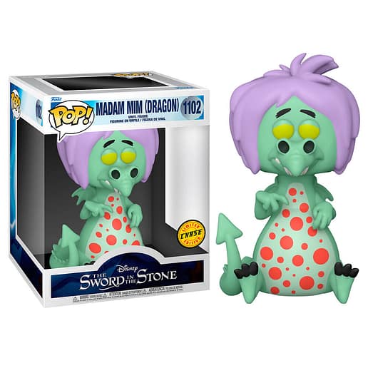 POP figur Disney The Sword in the Stone Mim as Dragon Chase 15cm